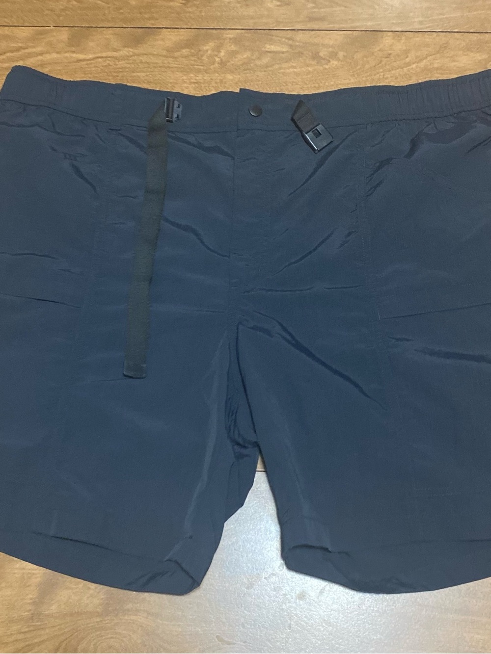 Eddie Bauer Navy Cargo Shorts with Drawstring